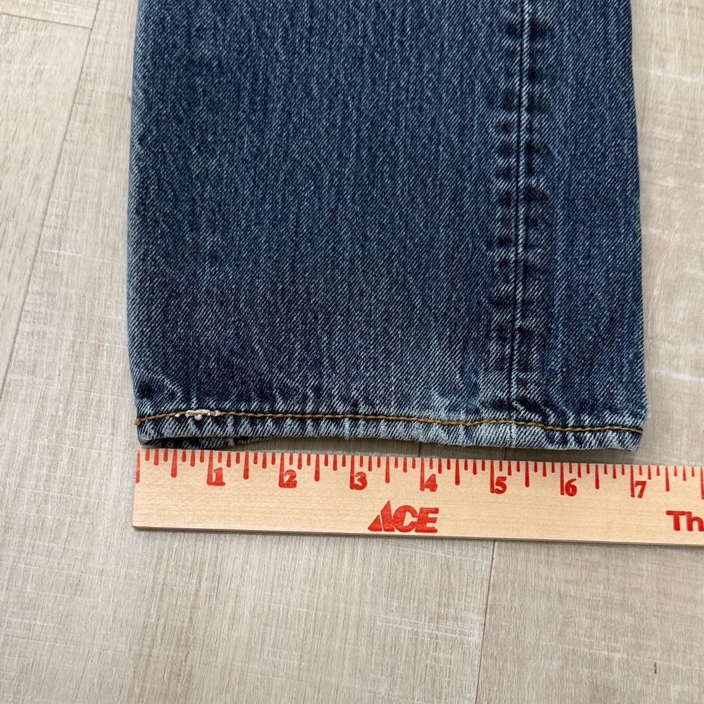 Levi's 501 Original Fit Jeans w30 L30 Button Fly Vintage Classic Straight Icon - Picture 11 of 13